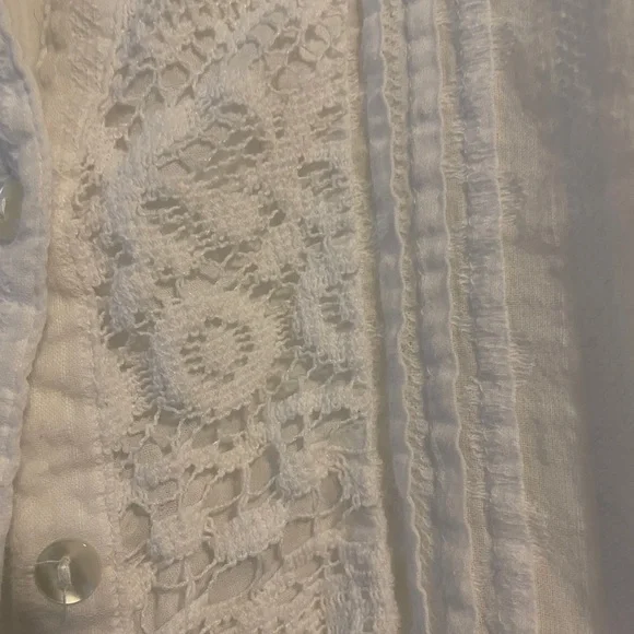 Rebecca Malone ladies very nice white blouse XL worn once - Picture 2 of 4